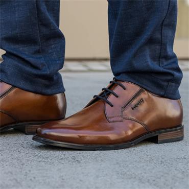 BUGATTI AFY02 LACED SHOE - TAN