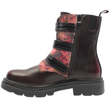 HEAVENLY FEET AGATHA BOOT - BURGUNDY