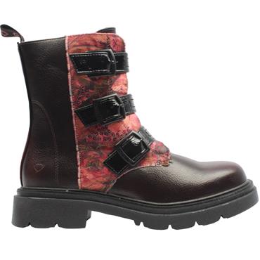 HEAVENLY FEET AGATHA BOOT - BURGUNDY