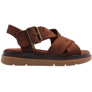 HEAVENLY FEET AMIEE SANDAL - BROWN