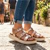 HEAVENLY FEET ANETA SANDAL - CHAMPAGNE