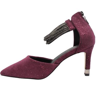 KATE APPLEBY APPLEDORE SHOE - BURGUNDY SUEDE