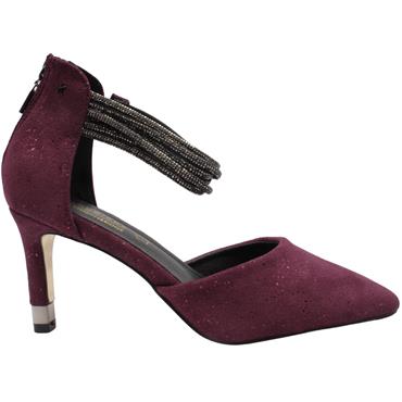 KATE APPLEBY APPLEDORE SHOE - BURGUNDY SUEDE