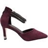 KATE APPLEBY APPLEDORE SHOE - BURGUNDY SUEDE
