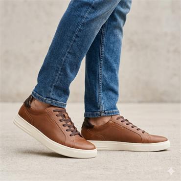 BRENT POPE SHOE ASHHURST - COGNAC