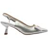 UNA HEALY ATTENTION SLING BACK - SILVER