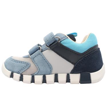 GEOX B3555D TRAINER - BLUE GREY