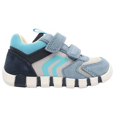 GEOX B3555D TRAINER - BLUE GREY