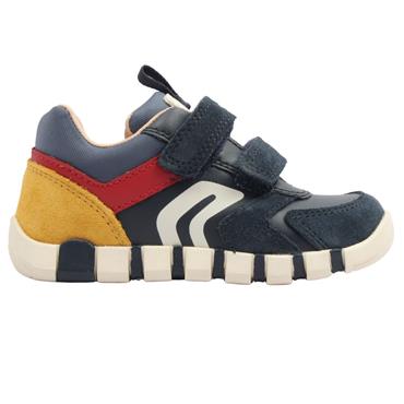 GEOX B3555D TRAINER - NAVY/RED