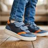 GEOX B555LA SHOE - NAVY ORANGE