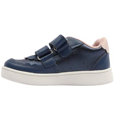 GEOX B555MA TRAINER - NAVY PINK