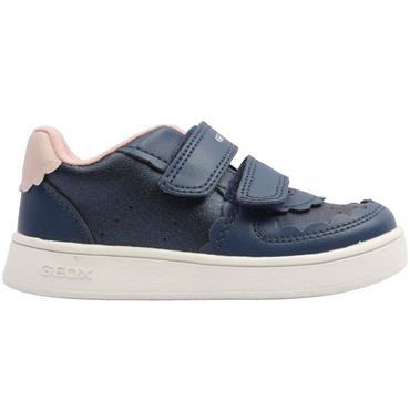 GEOX B555MA TRAINER - NAVY PINK