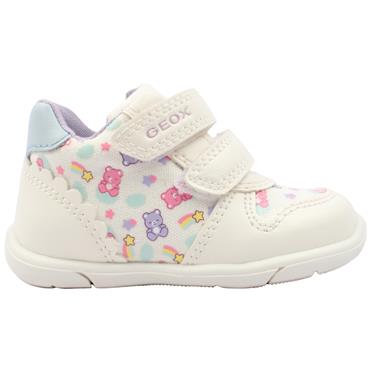 GEOX B3556DA TRAINER - WHITE BLUE