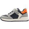 GEOX B560RA SHOE - GREY ORANGE