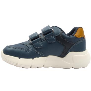 GEOX B566GD TRAINER - BLUE ORANGE