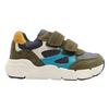 GEOX B566GE TRAINER - GREEN BLUE