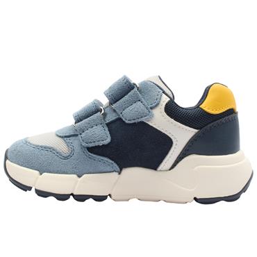GEOX B656GC TRAINER - BLUE YELLOW