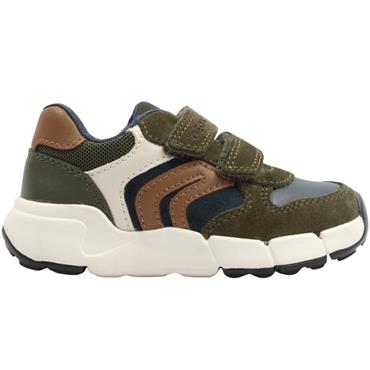 GEOX B656GC TRAINER - KHAKI