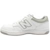 NEW BALANCE BB480LGM TRAINER - WHITE GREY
