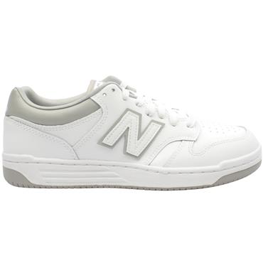 NEW BALANCE BB480LGM TRAINER - WHITE GREY