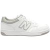 NEW BALANCE BB480LGM TRAINER - WHITE GREY