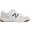 NEW BALANCE BB480LYG TRAINER - WHITE GREEN