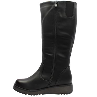 HEAVENLY FEET BERNICE BOOT - Black