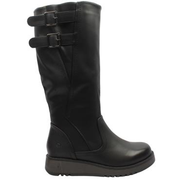 HEAVENLY FEET BERNICE BOOT - Black