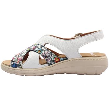 SOFTMODE BETTY SHOE - WHITE FLORAL