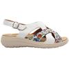 SOFTMODE BETTY SHOE - WHITE FLORAL