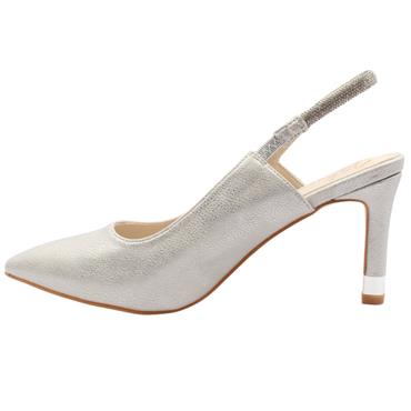 KATE APPLEBY BURNETT SLING BACK - SILVER