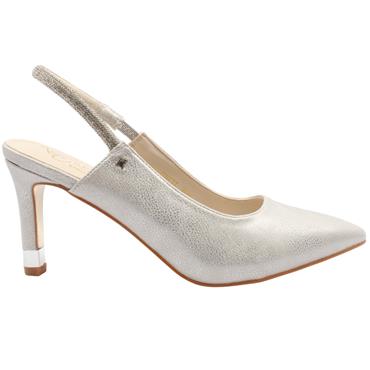 KATE APPLEBY BURNETT SLING BACK - SILVER