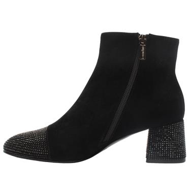 LORETTA VITALE C1507 BOOT - BLACK SUEDE