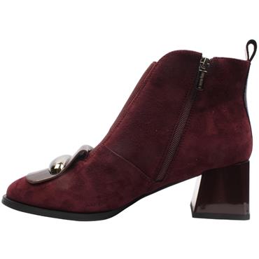 LORETTA VITALE C2615 BOOT - BURGUNDY SUEDE