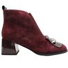 LORETTA VITALE C2615 BOOT - BURGUNDY SUEDE