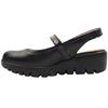 WONDERS C33353 SLING BACK SHOE - Black