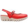 WONDERS C33353 SLING BACK SHOE - RED