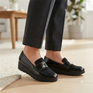 WONDERS C33360 SHOE - BLACK PATENT