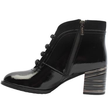 LORETTA VITALE C3891 BOOT - BLACK PATENT