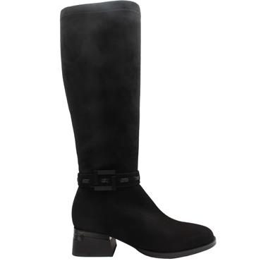 LORETTA VITALE C3893 BOOT - BLACK SUEDE