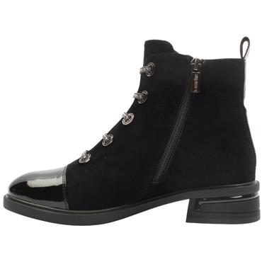 LORETTA VITALE C3896 BOOT - BLACK SUEDE