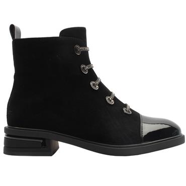 LORETTA VITALE C3896 BOOT - BLACK SUEDE