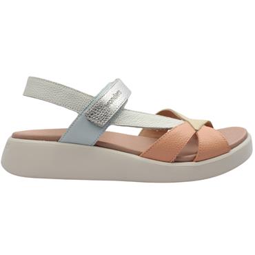 WONDERS C6552 SANDAL - SILVER MULTI