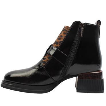 LORETTA VITALE C6909 BOOT - BLACK PATENT