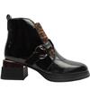 LORETTA VITALE C6909 BOOT - BLACK PATENT