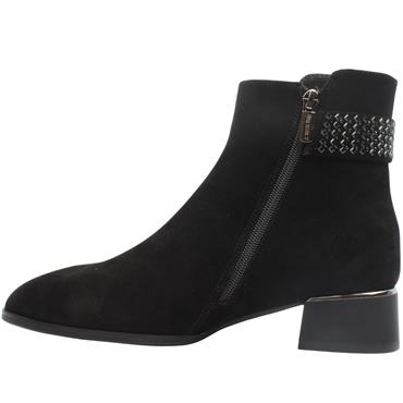 LORETTA VITALE C9673 BOOT - BLACK SUEDE