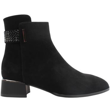 LORETTA VITALE C9673 BOOT - BLACK SUEDE