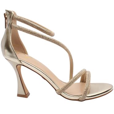 UNA HEALY CENTREFOLD SANDAL - GOLD