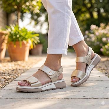 REDZ CF24SQ001 SANDAL - GOLD