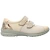 SOFTMODE CHRISSY VELCRO SHOE - BEIGE MULTI